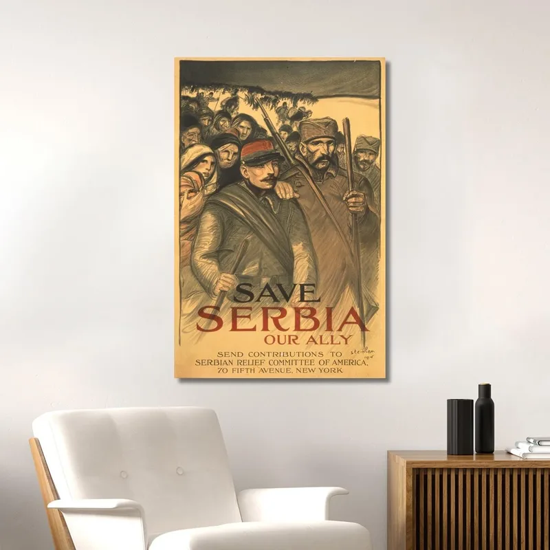 Salviamo La Serbia, Nostro Alleato Théophile Alexandre Steinlen