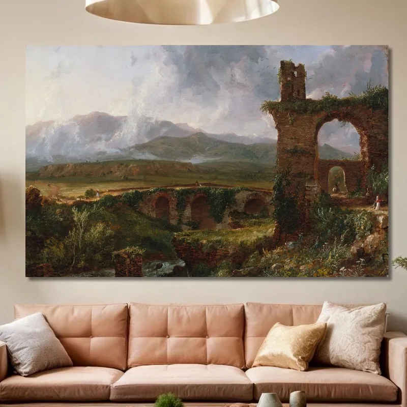 Eine Ansicht In Der Nähe Von Tivoli: Morgen Thomas Cole