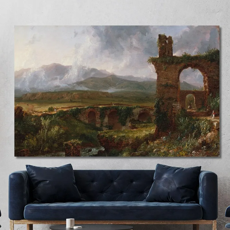 Eine Ansicht In Der Nähe Von Tivoli: Morgen Thomas Cole