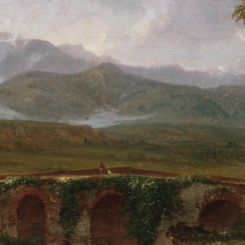 Eine Ansicht In Der Nähe Von Tivoli: Morgen Thomas Cole