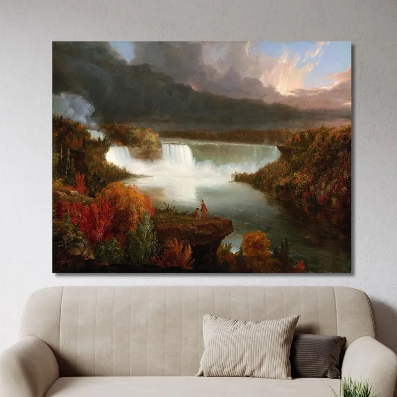 Ferne Ansicht Der Niagarafälle Thomas Cole