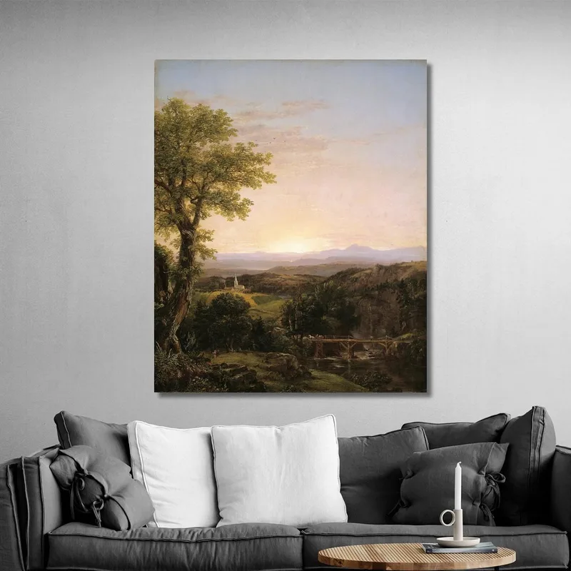 Paysage De La Nouvelle-Angleterre Thomas Cole