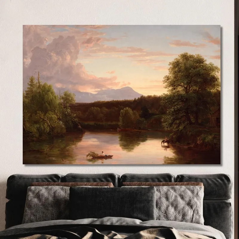 North Mountain And Catskill Creek Thomas Cole