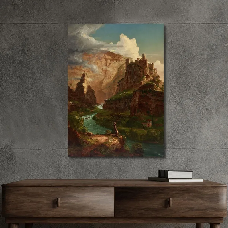 La Fuente De Vaucluse Thomas Cole