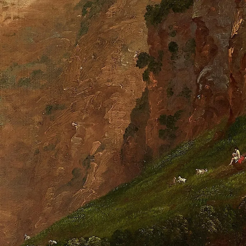 La Fuente De Vaucluse Thomas Cole