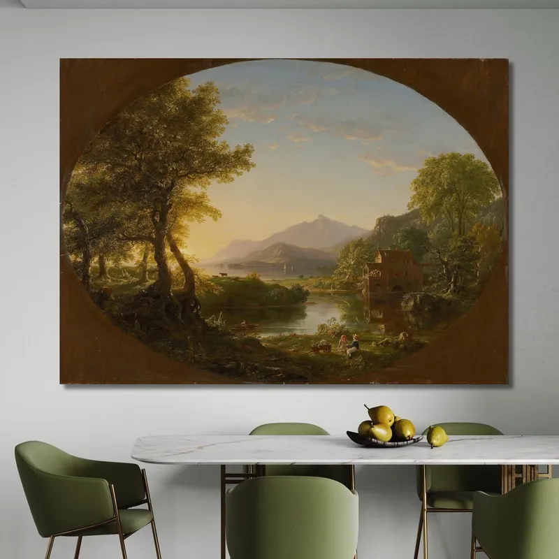 Die Mühle: Sonnenuntergang Thomas Cole