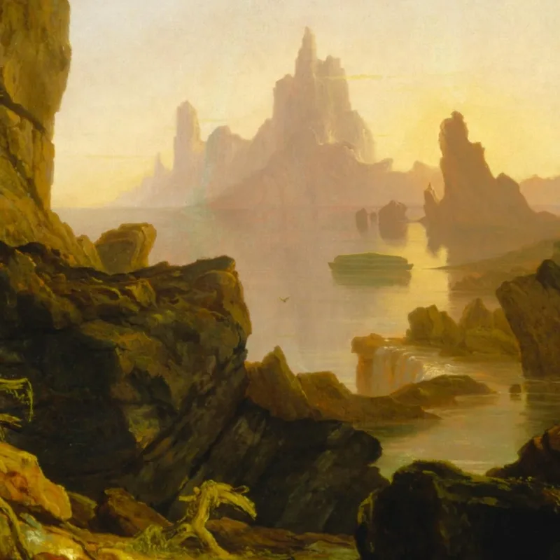 Il Ritiro Delle Acque Del Diluvio Thomas Cole