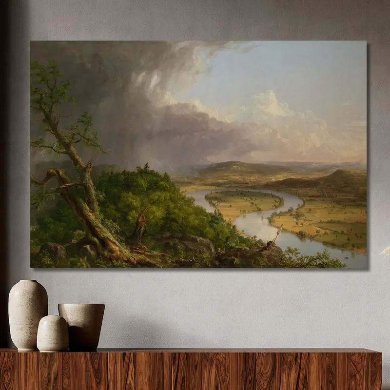 Veduta Dal Monte Holyoke, Northampton, Massachusetts, Dopo Un Temporale: Il Gomito Thomas Cole