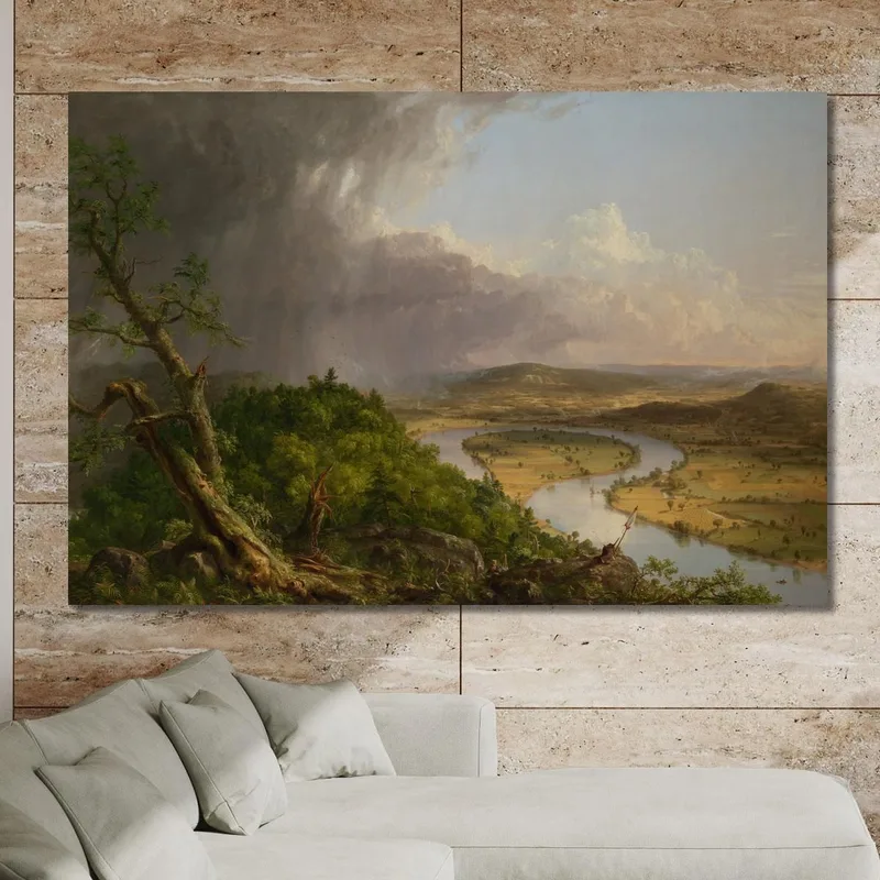 Veduta Dal Monte Holyoke, Northampton, Massachusetts, Dopo Un Temporale: Il Gomito Thomas Cole