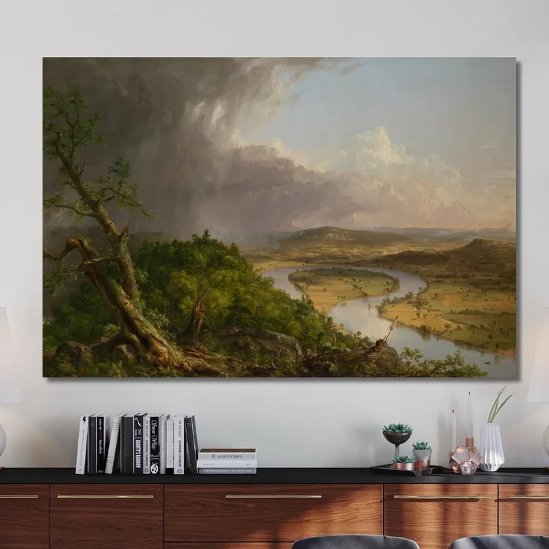 Veduta Dal Monte Holyoke, Northampton, Massachusetts, Dopo Un Temporale: Il Gomito Thomas Cole