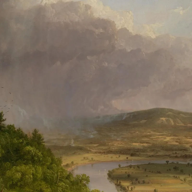 Veduta Dal Monte Holyoke, Northampton, Massachusetts, Dopo Un Temporale: Il Gomito Thomas Cole