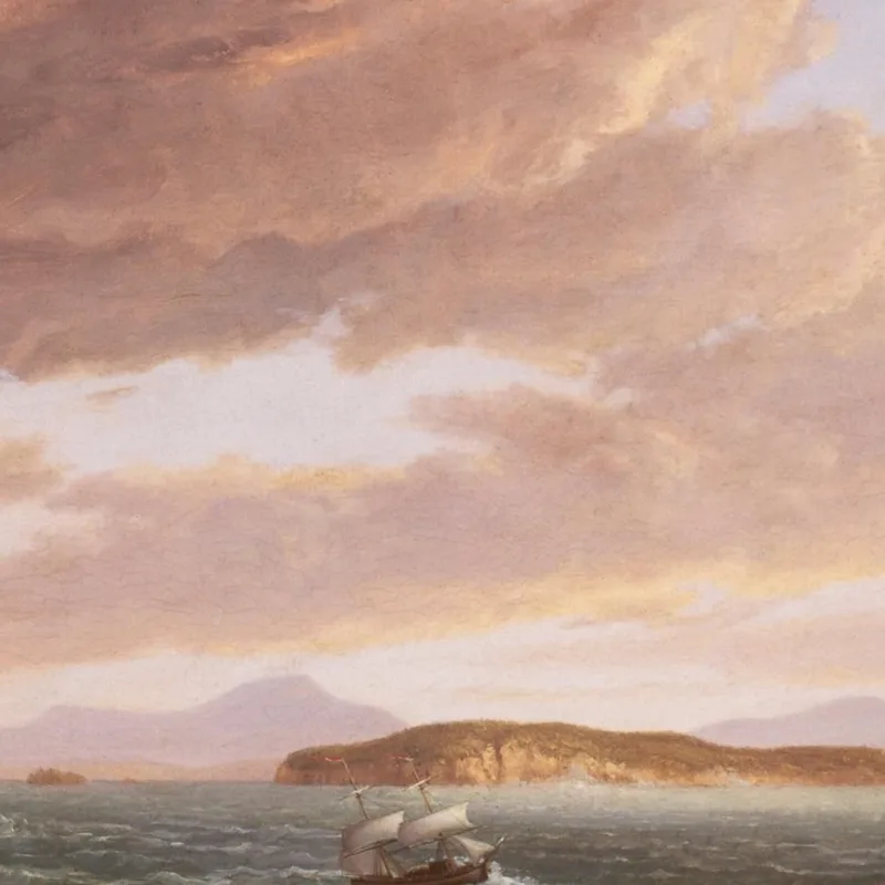 Blick Über Die Frenchman'S Bay Von Mt. Desert Island Nach Einem Sturm Thomas Cole