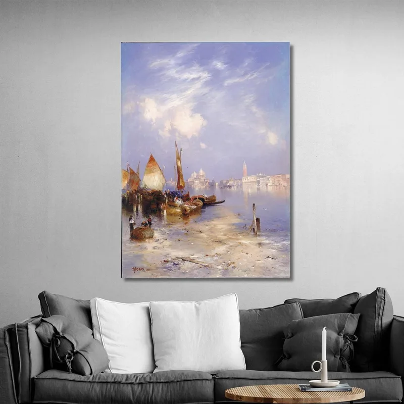 Una Vista De Venecia Thomas Moran