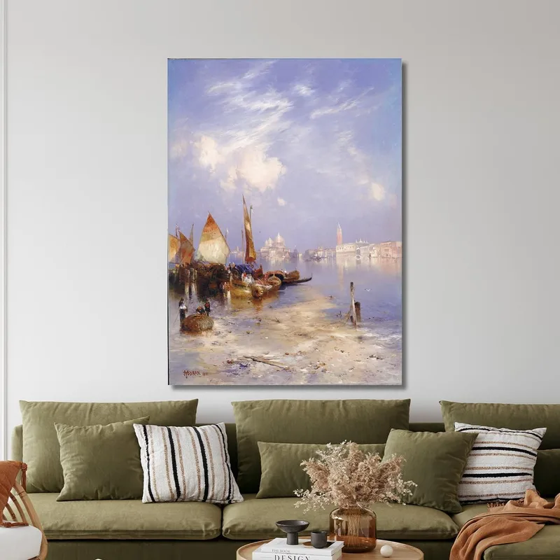 Una Vista De Venecia Thomas Moran
