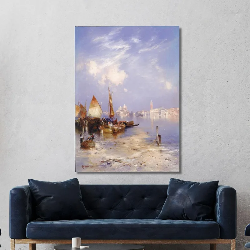 Una Vista De Venecia Thomas Moran