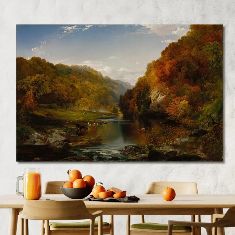Après-Midi D'Automne Le Wissahickon Thomas Moran