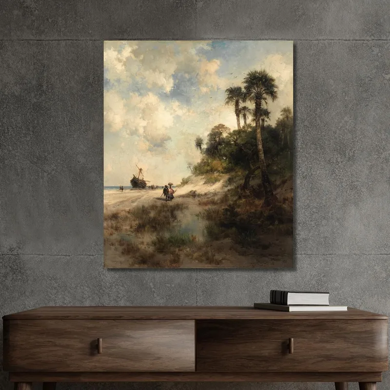 Isla Fort George Florida Thomas Moran