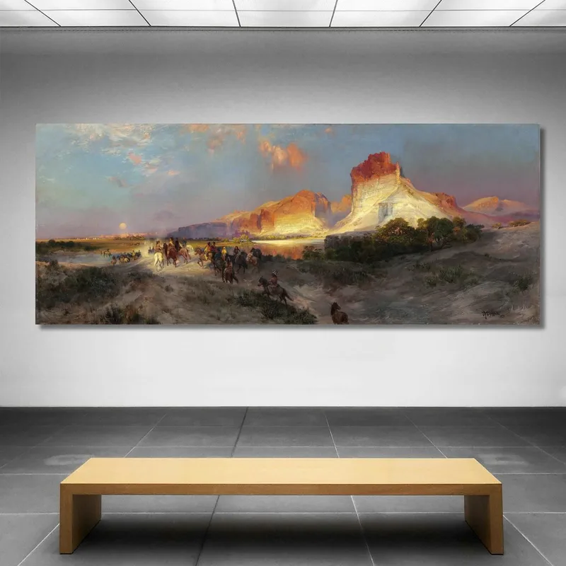 Acantilados Del Río Verde Thomas Moran