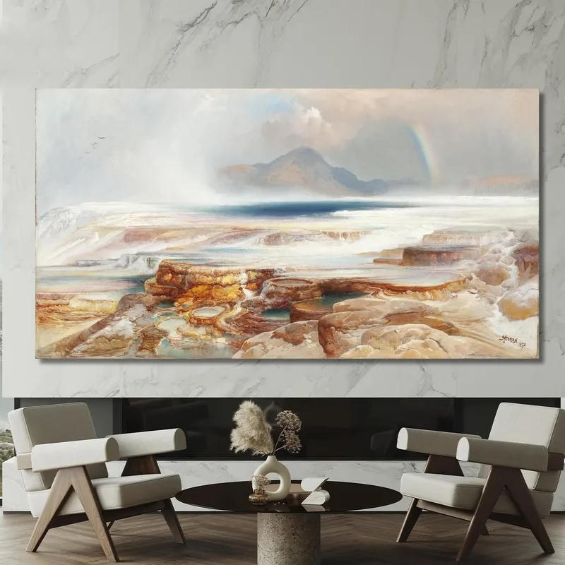 Sources Chaudes De Yellowstone Thomas Moran