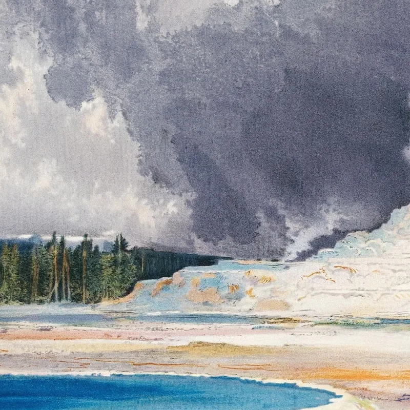 Géiser Del Antiguo Castillo Thomas Moran