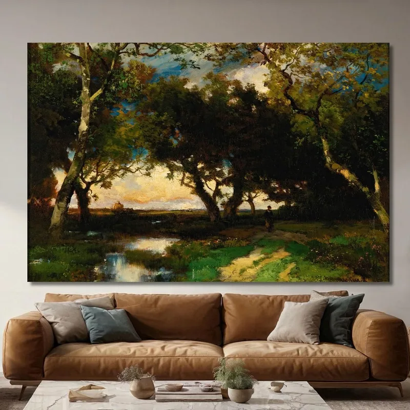 Sous Les Arbres Thomas Moran