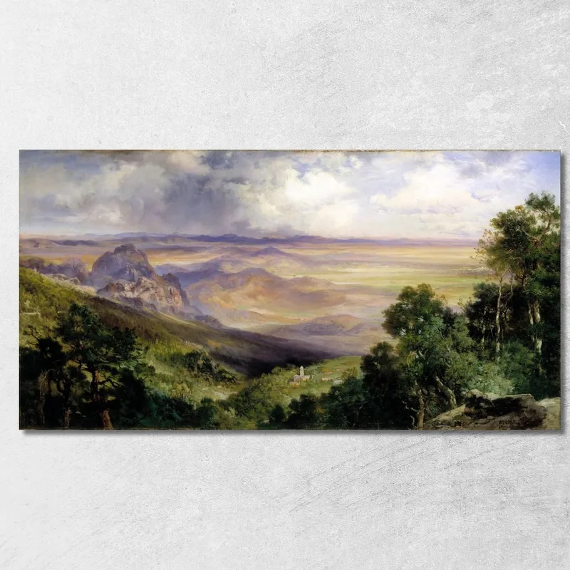 Valle Di Cuernavaca Thomas Moran quadro stampa su tela