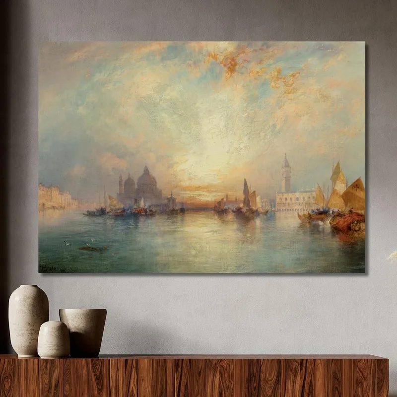 Escena Veneciana 3 Thomas Moran