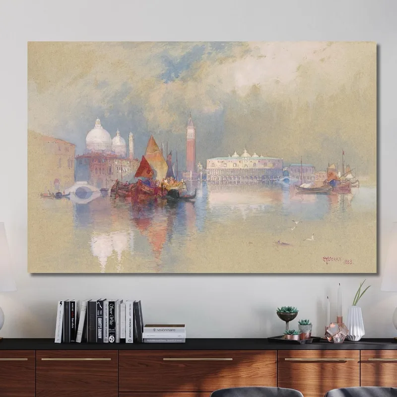 Vista De Venecia Thomas Moran