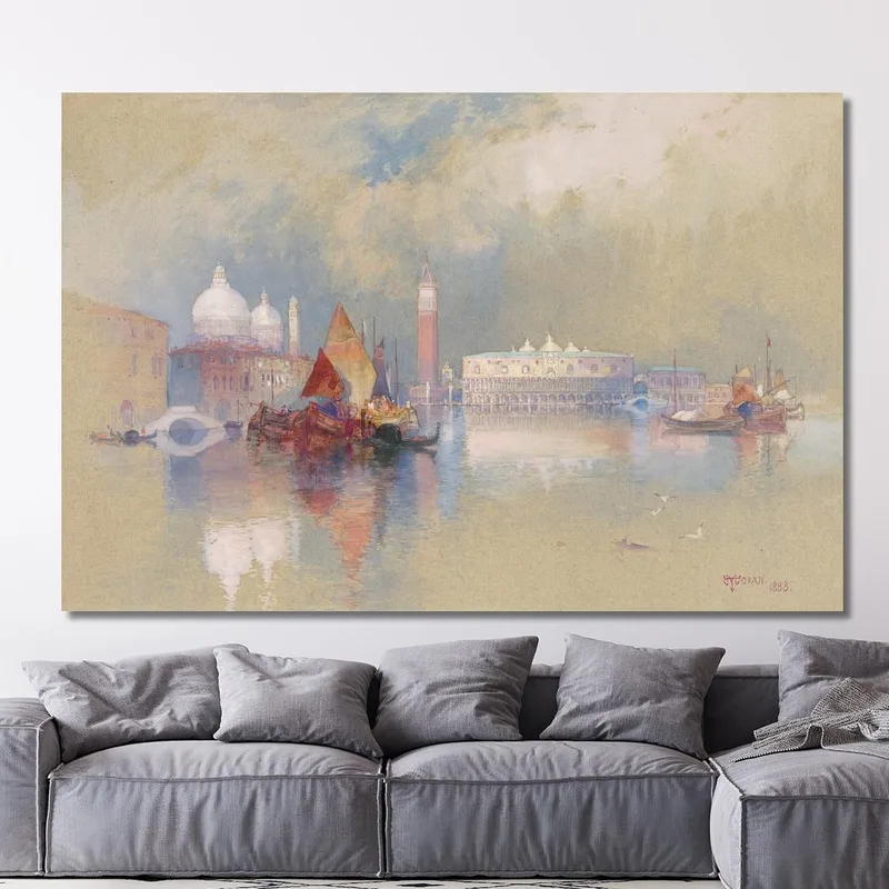 Vista De Venecia Thomas Moran