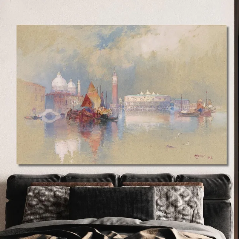 Vista De Venecia Thomas Moran