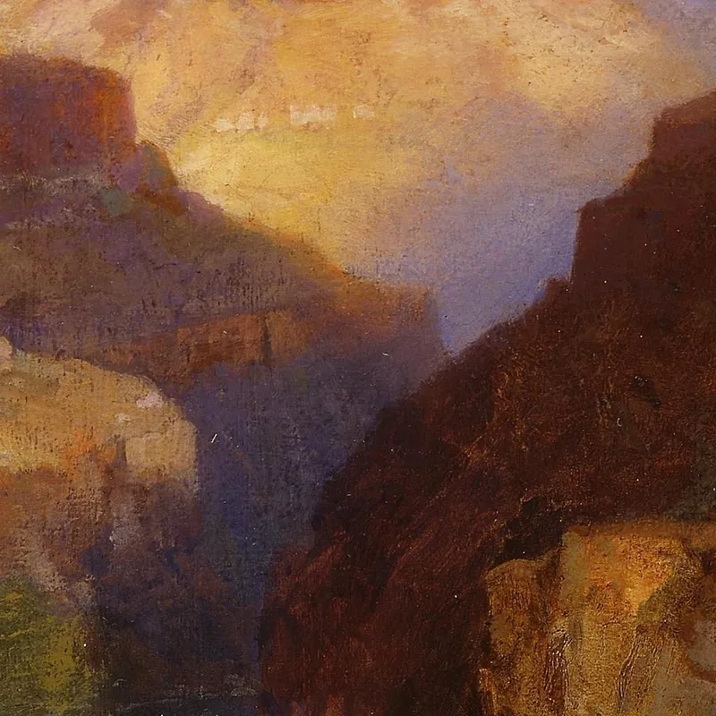 Pico Zoroastro Gran Cañón Arizona Thomas Moran