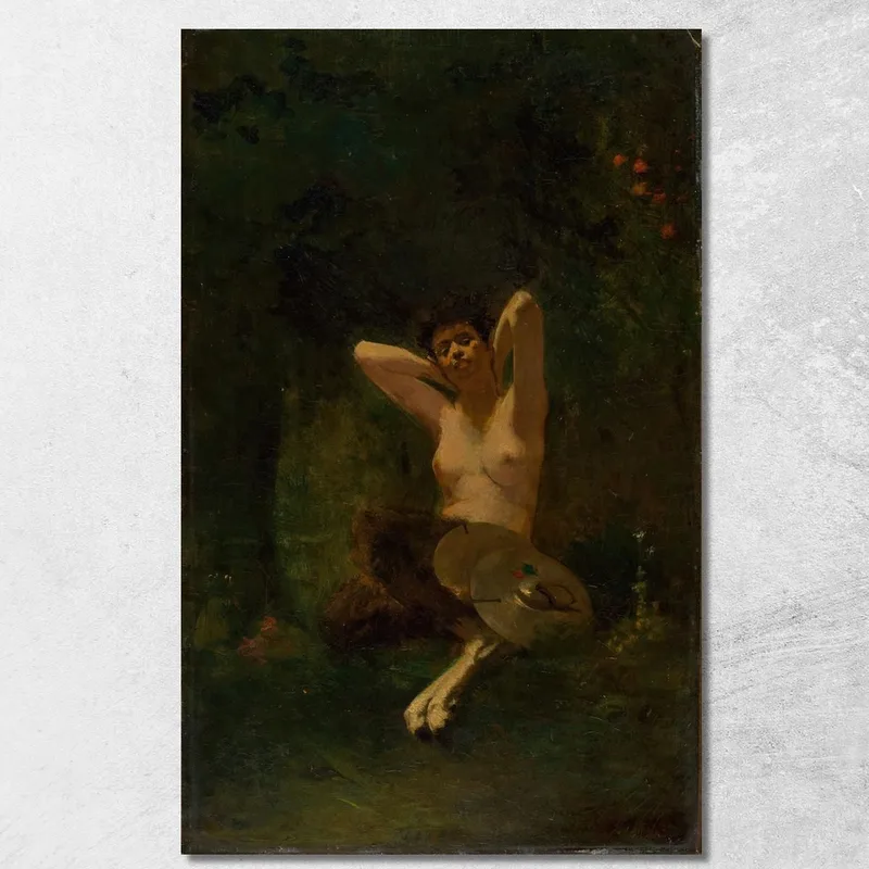 Faun Thomas Wilmer Dewing drucken auf leinwand