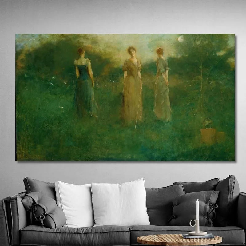 En El Jardín Thomas Wilmer Dewing