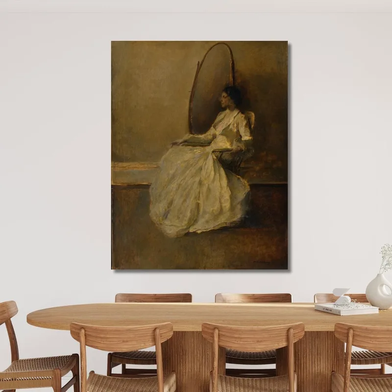 Dama De Blanco N.º 1 Thomas Wilmer Dewing