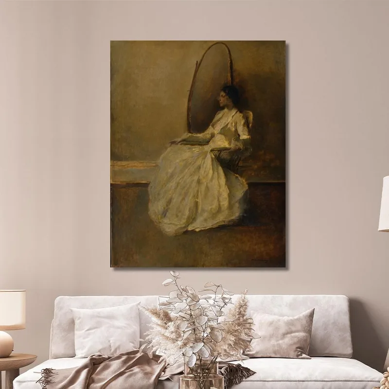 Dama De Blanco N.º 1 Thomas Wilmer Dewing