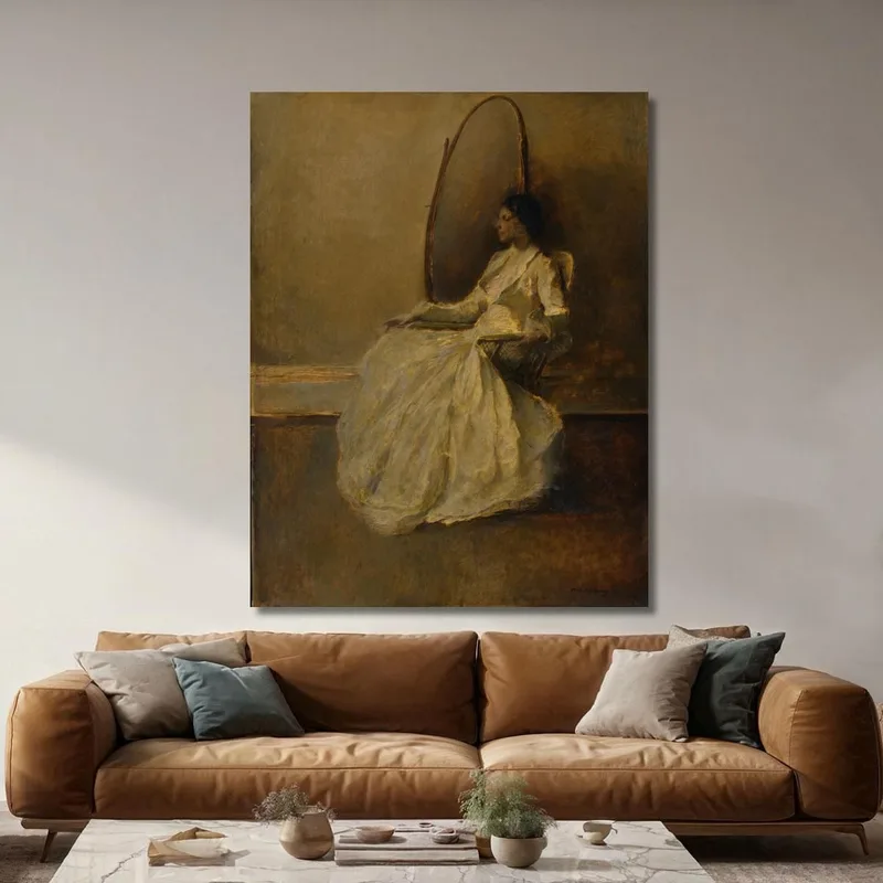 Dama De Blanco N.º 1 Thomas Wilmer Dewing
