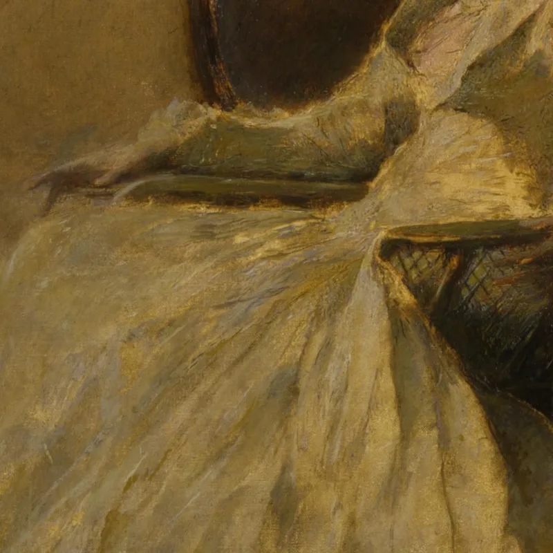 Dama De Blanco N.º 1 Thomas Wilmer Dewing
