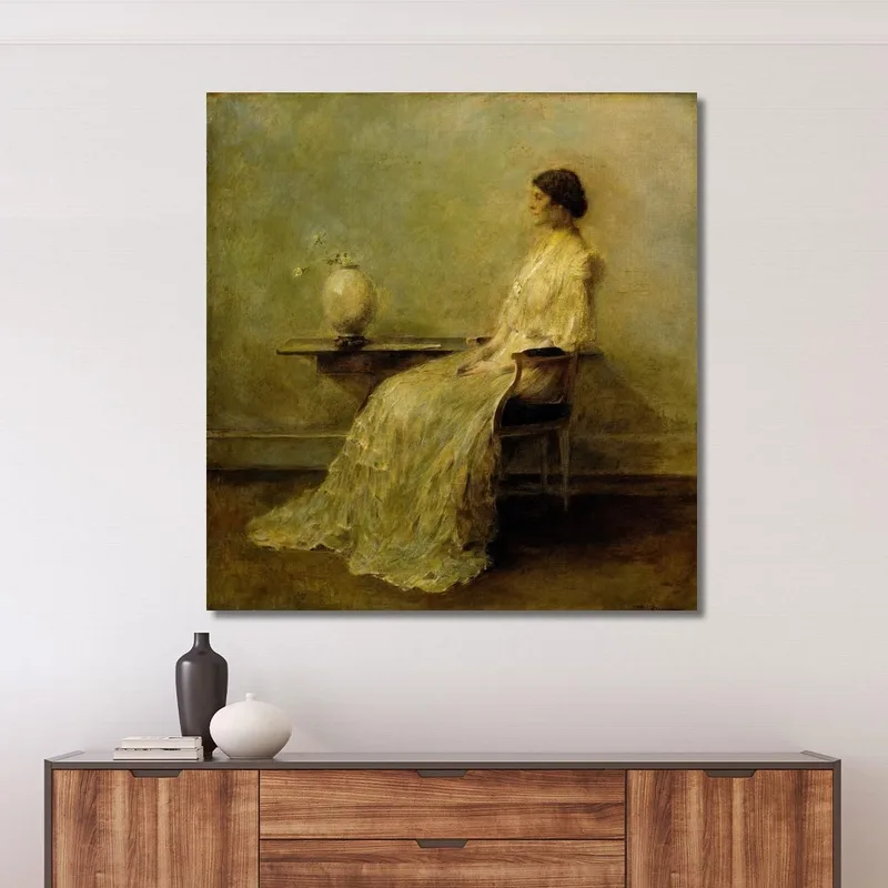 Dama De Blanco N.º 2 Thomas Wilmer Dewing