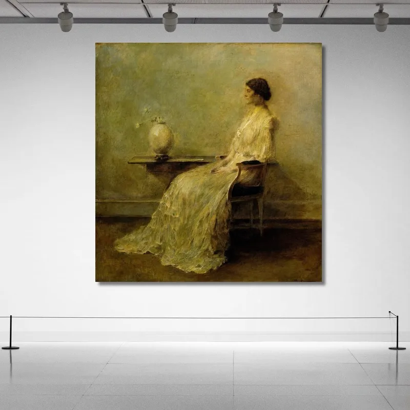 Dama De Blanco N.º 2 Thomas Wilmer Dewing