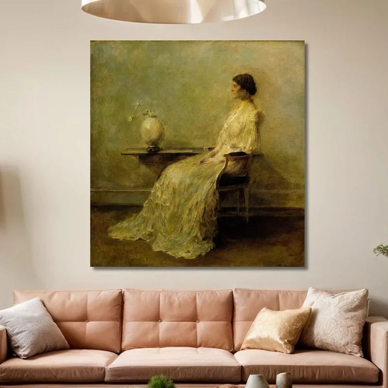 Dama De Blanco N.º 2 Thomas Wilmer Dewing