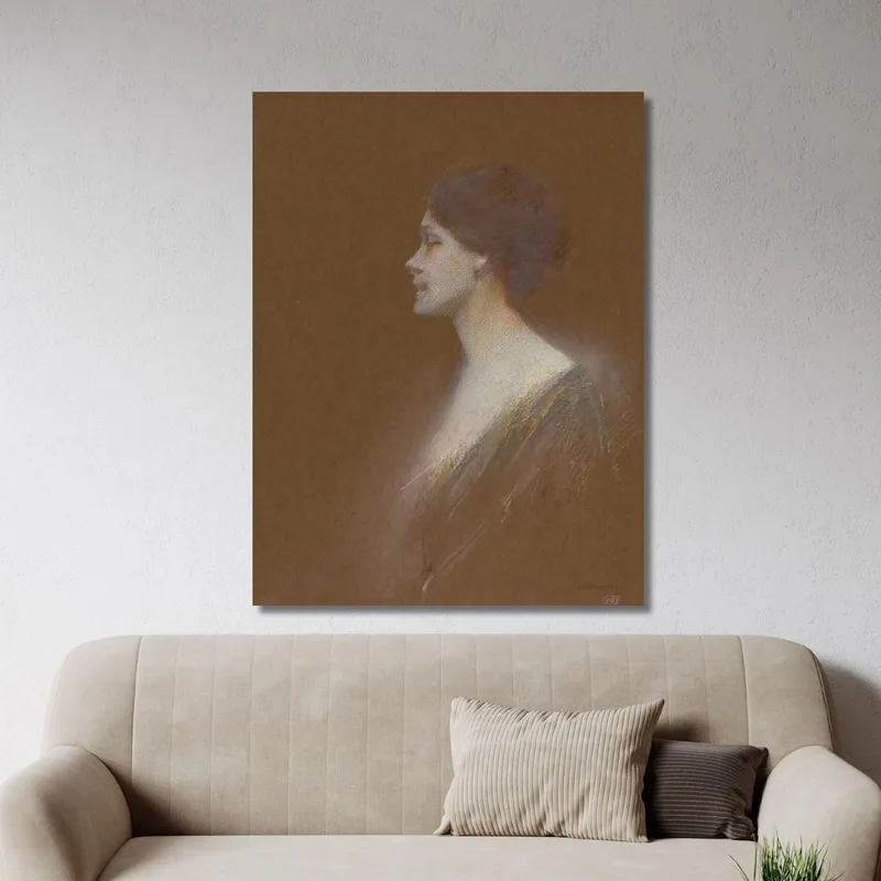 Retrato De Una Mujer Thomas Wilmer Dewing