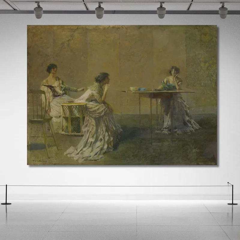 The Gossip Thomas Wilmer Dewing