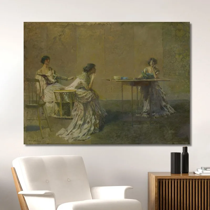 The Gossip Thomas Wilmer Dewing