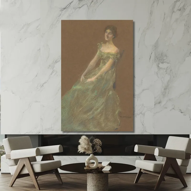 La Robe Verte Thomas Wilmer Dewing
