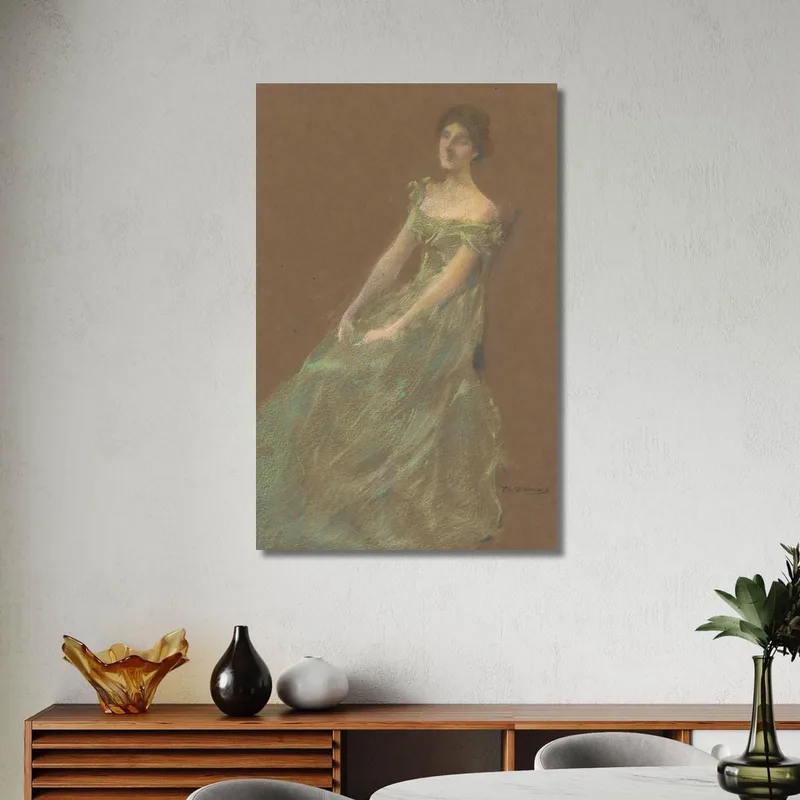 La Robe Verte Thomas Wilmer Dewing