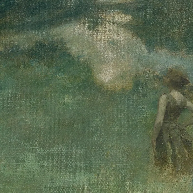 La Grive Solitaire Thomas Wilmer Dewing