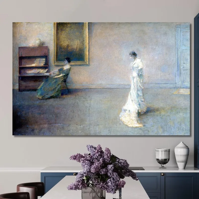 La Robe Blanche Thomas Wilmer Dewing