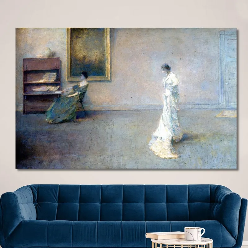 La Robe Blanche Thomas Wilmer Dewing