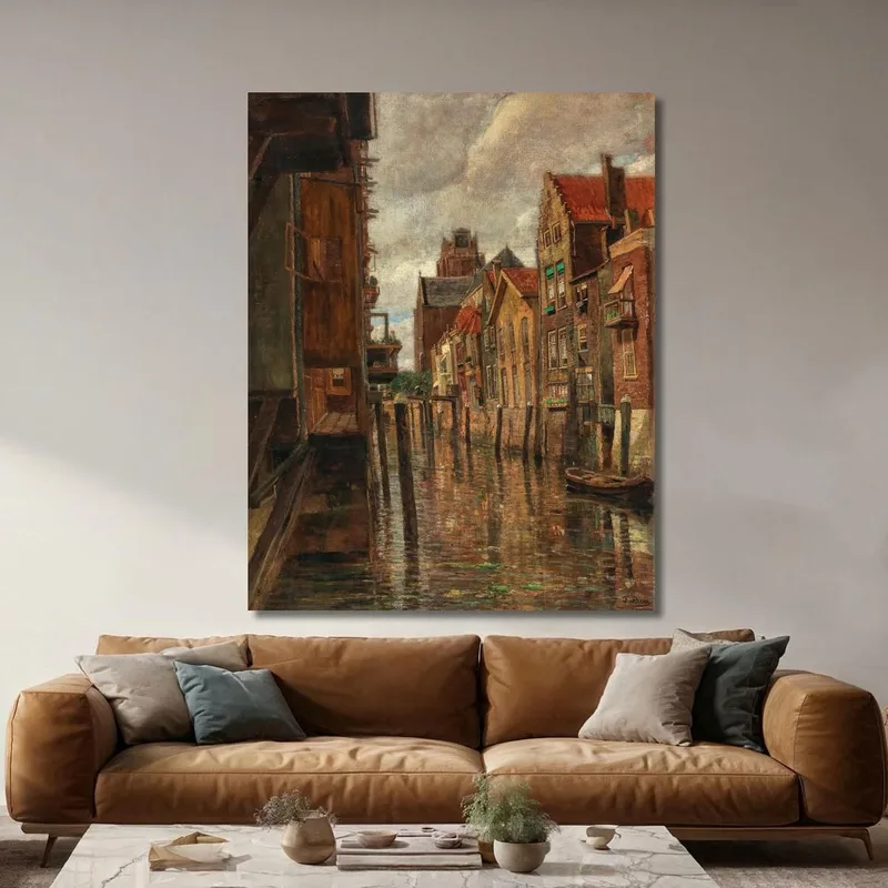 Un Canal À Dordrecht Tina Blau