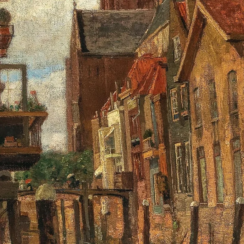 Un Canal À Dordrecht Tina Blau
